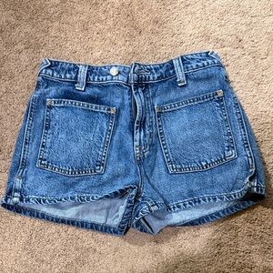 Free People Indigo Jean Shorts